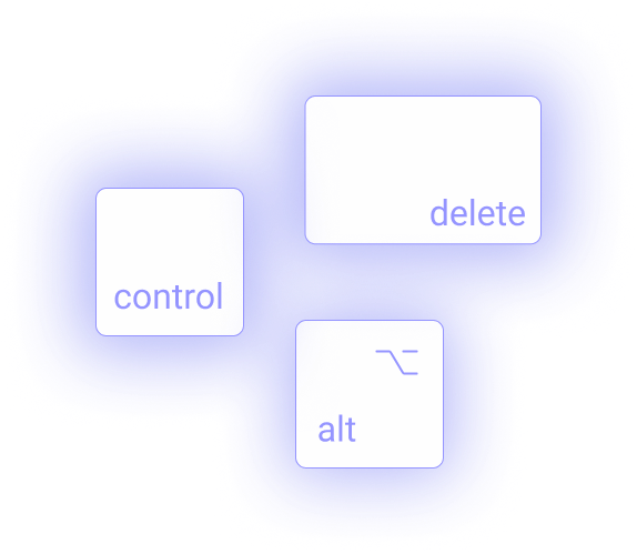 Tastiera con combinazione Ctrl+Alt+Delete